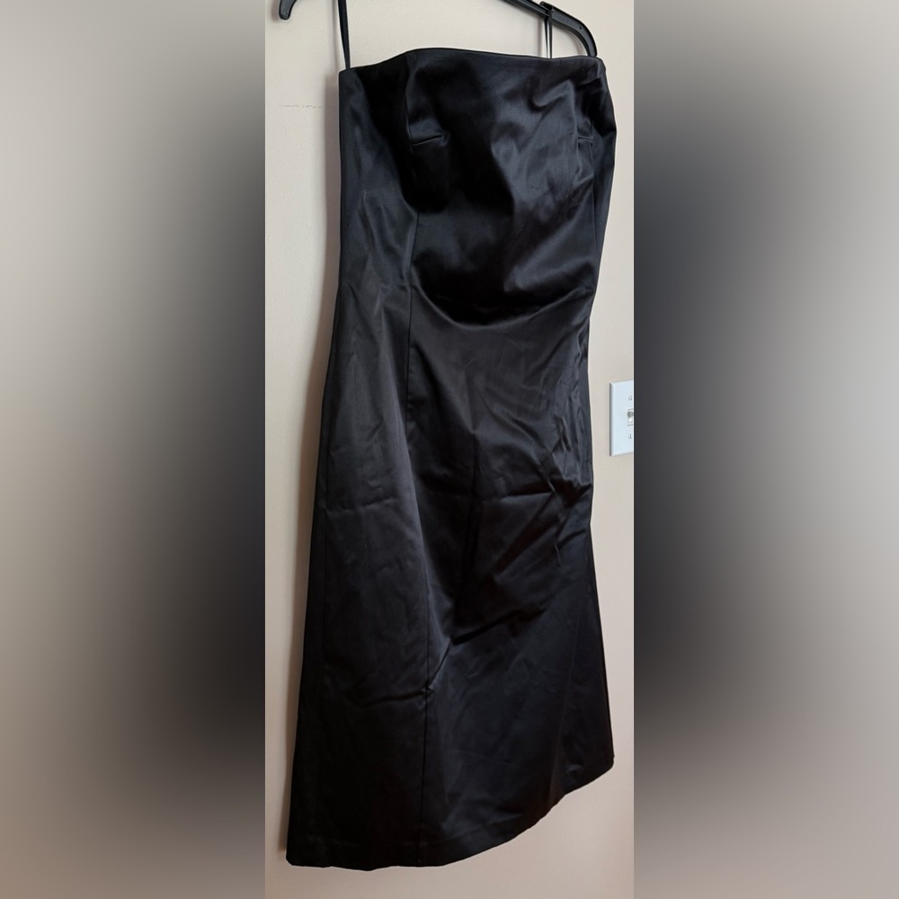 NWT  2005  ISAAC MIZRAHI Black Sleeveless Cocktail Dress Size 18  $50